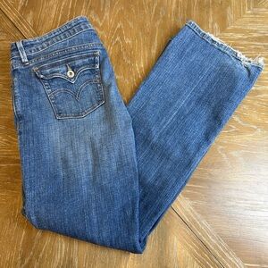 Levi's low rise boot cut 545 jeans